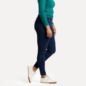 Skinny-Leg | 4-Pocket Betabrand Yoga Denim (Dark Indigo)